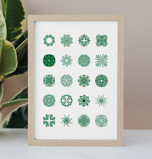 20 Green Feelings – A4 Riso Print