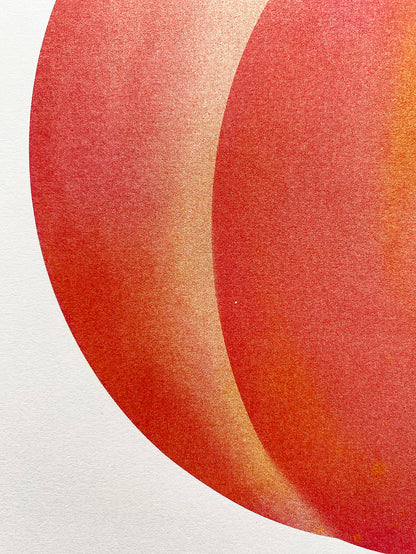 The Peach – A3 Riso Print